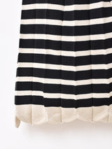 【3色展開】 ボーダー ニット トートバッグ