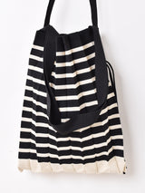 【3色展開】 ボーダー ニット トートバッグ