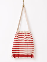 【3色展開】 ボーダー ニット トートバッグ