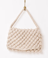 【2色展開】 クロシェ ハンドバッグ