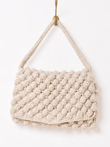 【2色展開】 クロシェ ハンドバッグ