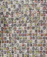 【3色展開】Meridian 総柄 長袖 シアーカットソー