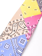 【2色展開】クレイジー バンダナ柄 ネクタイ