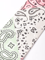 【2色展開】クレイジー バンダナ柄 ネクタイ