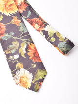 フラワーペイント ネクタイ