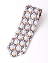 花柄 カンパニュラ ネクタイ