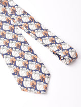 花柄 カンパニュラ ネクタイ