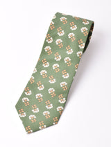 【2色展開】花柄 小紋 ネクタイ