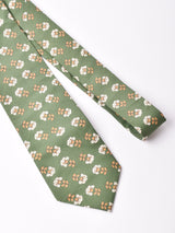 【2色展開】花柄 小紋 ネクタイ