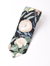 【2色展開】大花柄 ネクタイ
