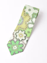 【2色展開】ヒッピー風 花柄 ネクタイ