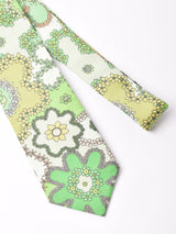 【2色展開】ヒッピー風 花柄 ネクタイ
