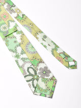 【2色展開】ヒッピー風 花柄 ネクタイ