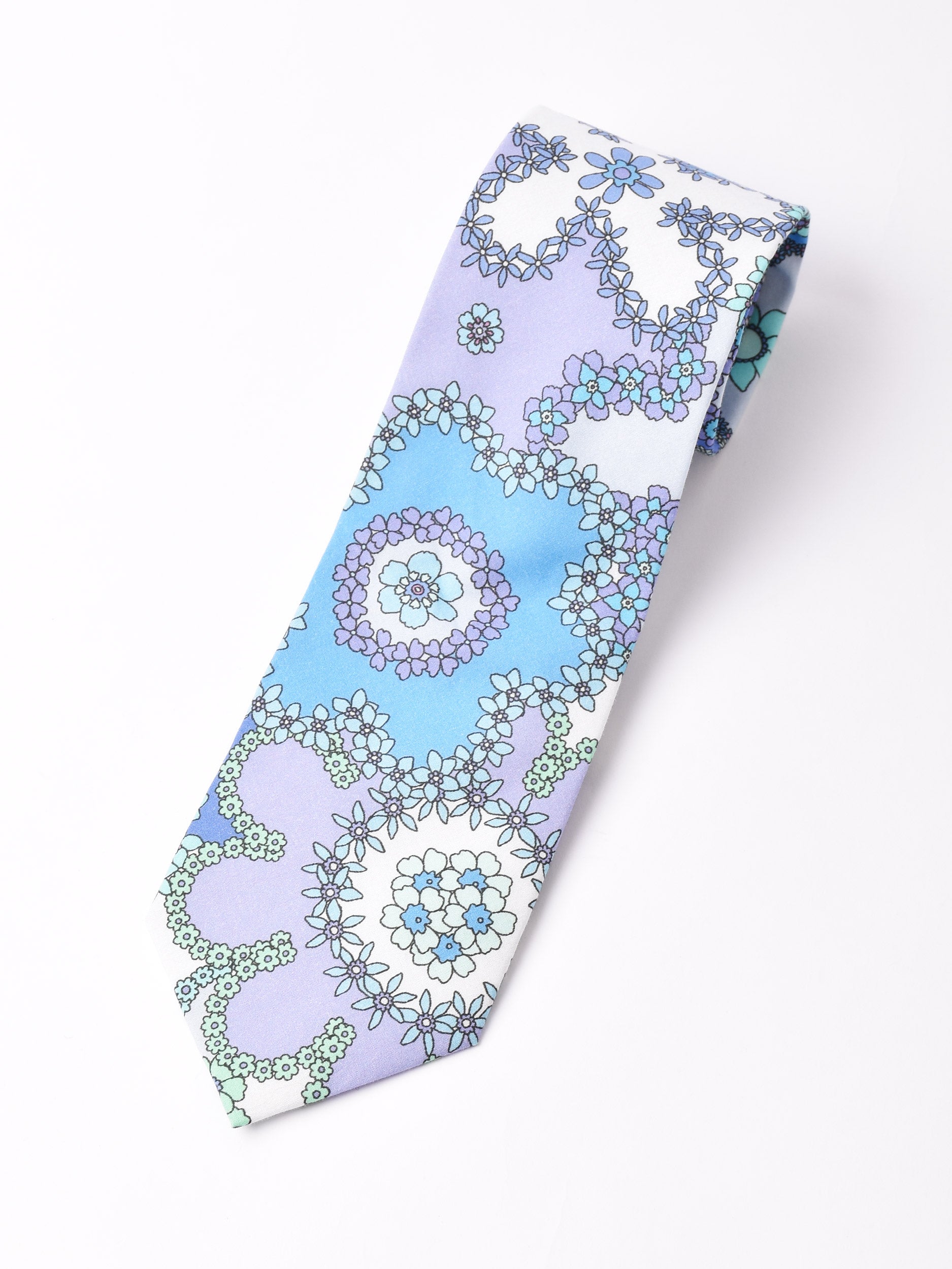 ネクタイ　原画「花」※額装あり 2色展開】ヒッピー風 花柄 ネクタイ – 古着屋Top of the Hillのネット