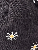 【2色展開】花柄 クロシェハット