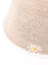 【2色展開】花柄 クロシェハット