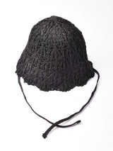 【3色展開】ヒモ付き クロシェ ペーパーハット