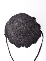 【3色展開】ヒモ付き クロシェ ペーパーハット