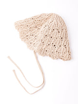 【3色展開】ヒモ付き クロシェ ペーパーハット