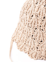 【3色展開】ヒモ付き クロシェ ペーパーハット