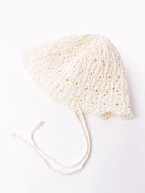 【3色展開】ヒモ付き クロシェ ペーパーハット
