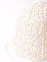 【3色展開】ヒモ付き クロシェ ペーパーハット