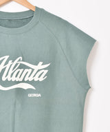 【3色展開】 ノースリーブ スウェット Atlanta