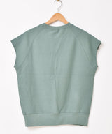 【3色展開】 ノースリーブ スウェット Atlanta