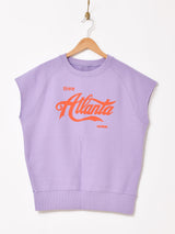 【3色展開】 ノースリーブ スウェット Atlanta