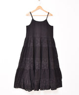 【4色展開】Emerald Motel カットワーク ティアード キャミソールワンピース