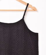 【4色展開】Emerald Motel カットワーク ティアード キャミソールワンピース