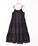 【4色展開】Emerald Motel カットワーク ティアード キャミソールワンピース