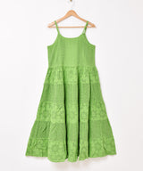 【4色展開】Emerald Motel カットワーク ティアード キャミソールワンピース