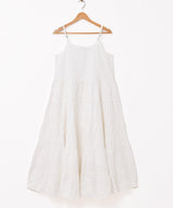 【4色展開】Emerald Motel カットワーク ティアード キャミソールワンピース