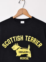 【2色展開】 プリントTシャツ 「SCOTTISH TERRIER」