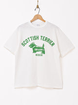 【2色展開】 プリントTシャツ 「SCOTTISH TERRIER」