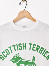 【2色展開】 プリントTシャツ 「SCOTTISH TERRIER」