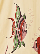 【2色展開】Backers 魚デザイン ハワイアンシャツ