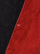 60's〜70's スエード切り替えデザイン カーディガン