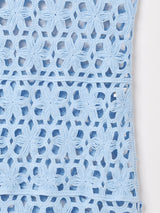 【2色展開】Elcamino ノースリーブ クロシェワンピース