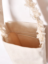 バケツ型 フリンジ トートバッグ