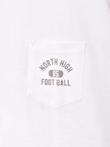 【2色展開】 カレッジプリント Tシャツ 【NORTH HIGH FOOT BALL】