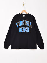 【2色展開】 プリント ロングスリーブTシャツ「VIRGINA BEACH」