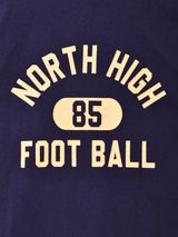 【2色展開】 カレッジプリント Tシャツ 【NORTH HIGH FOOT BALL】