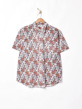 【3色展開】Backers ペイズリー柄 半袖シャツ