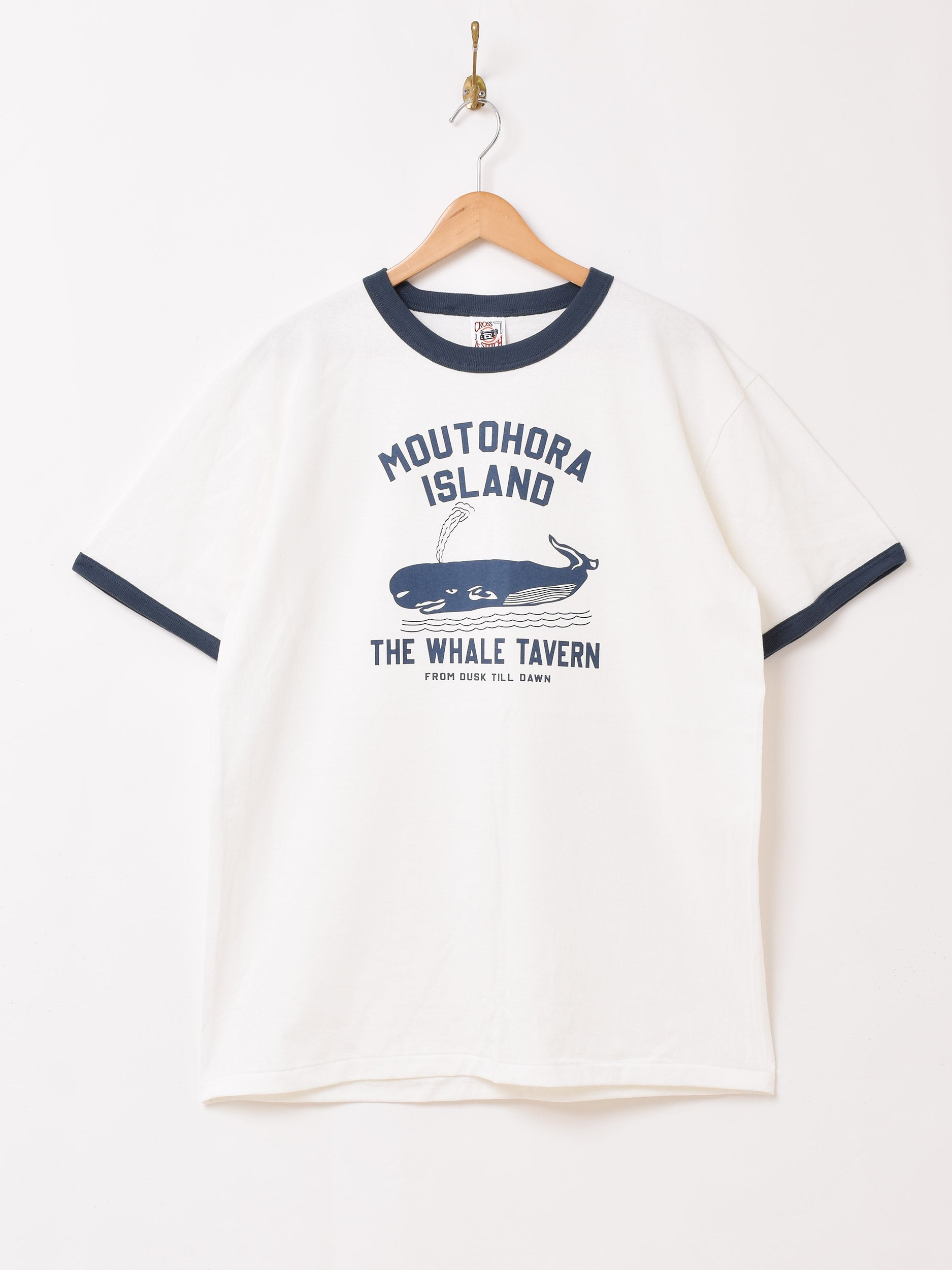 2色展開】 プリント リンガーTシャツ「THE WHALE TAVERN」 – 古着屋Top
