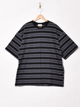 【3色展開】Trombones ビッグシルエット ボーダー Tシャツ