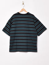 【3色展開】Trombones ビッグシルエット ボーダー Tシャツ