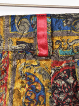 総柄 クレストパターン ギャザースカート