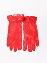 【6色展開】フリル レースグローブ
